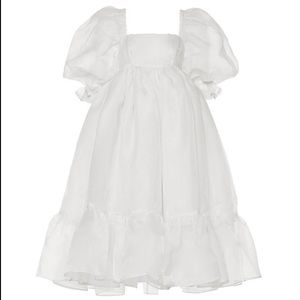 SELKIE IVORY FRENCH PUFF DRESS